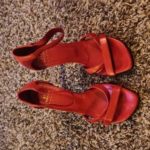 Andrea Coleccion - Women's Red heels Sandals Size 6.5